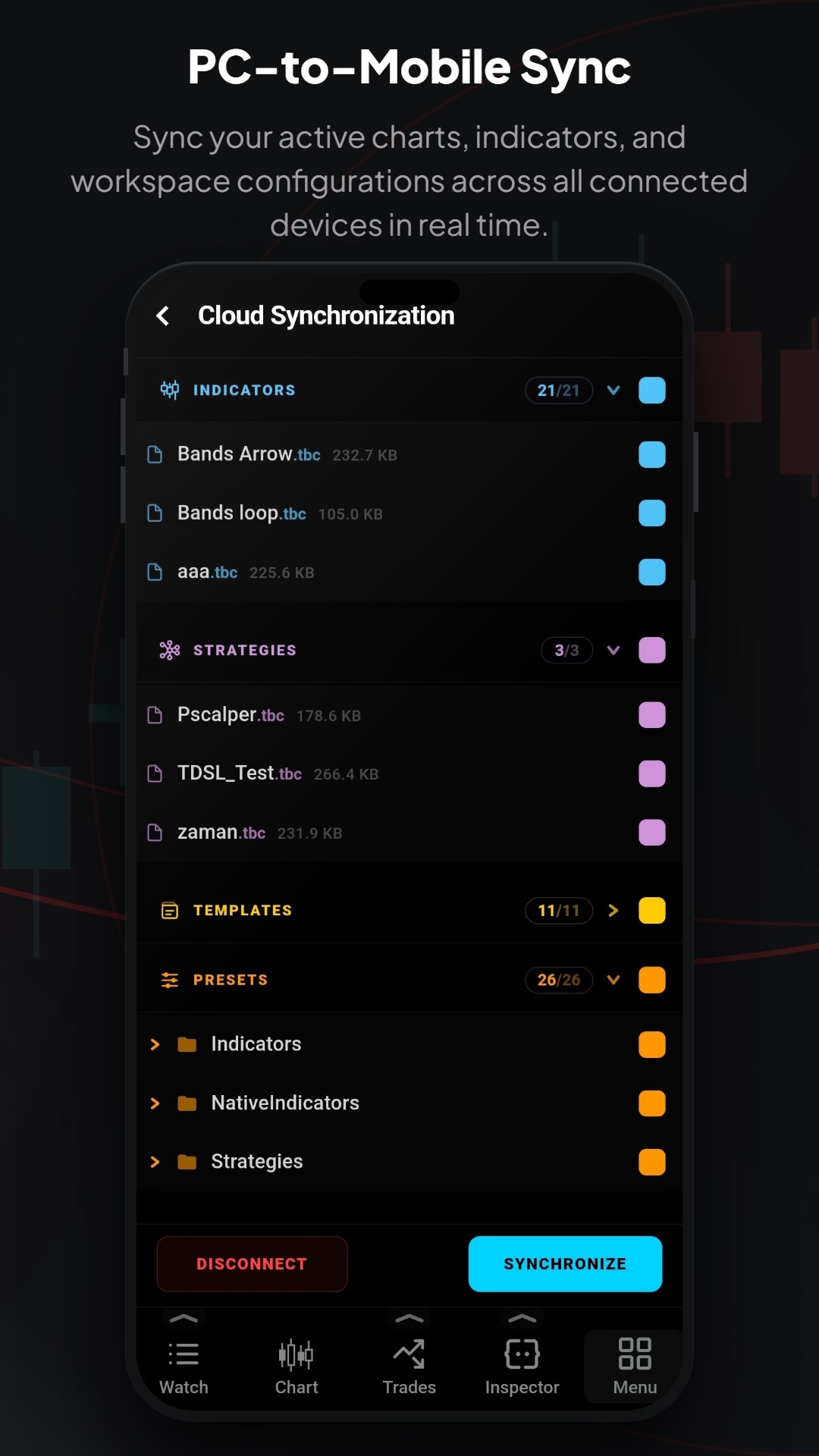 PC-Mobile Live Sync